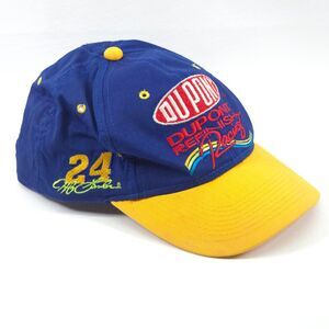 Vintage Jeff Gordon Dupont Refinish Racing Embroidered Snapback Hat NASCAR Chase